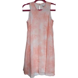 Calvin Klein Peach Floral Dress